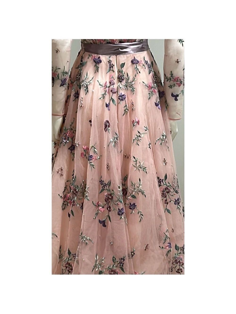 Jenny Packham Effie Floral Embroidered Dress Size 4 (uk 8) - Picture 11 of 15